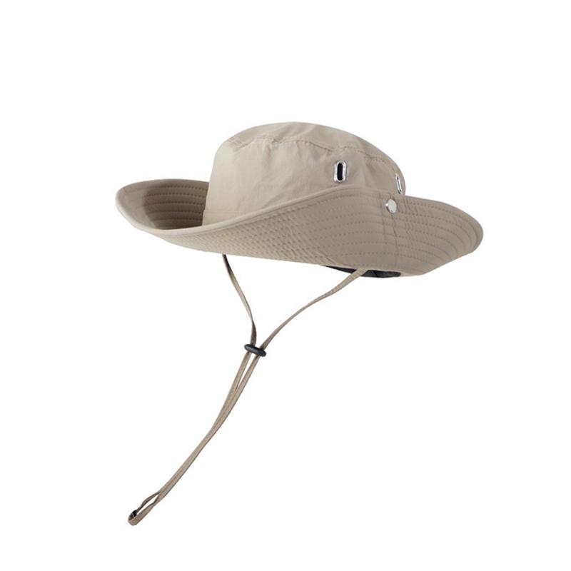 Высококачественные шляпы-ведра с защитой от солнца, широкополые шляпы с регулируемым шнурком-ведром