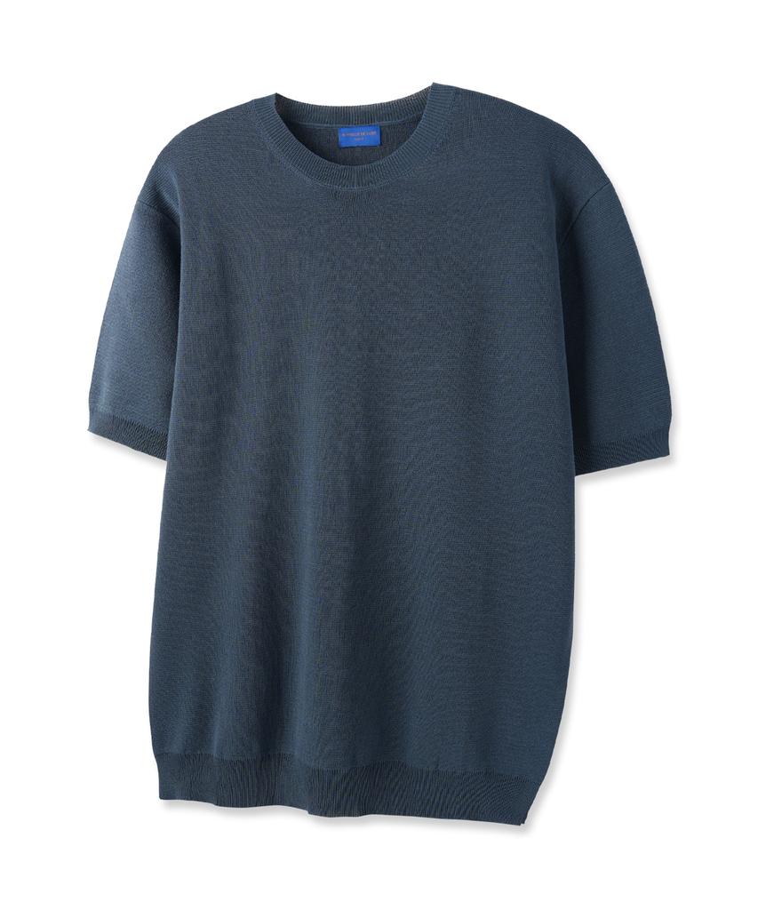 ALVINCLO [De Luxe] Cool Washable Daily Round Half Knit Dlx1210 (6 Colors)