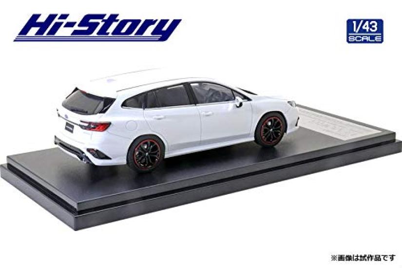 Hi Story Subaru LEVORG Sports Style Аксессуар Crystal White Pearl Готовый продукт 1/43 (2020)