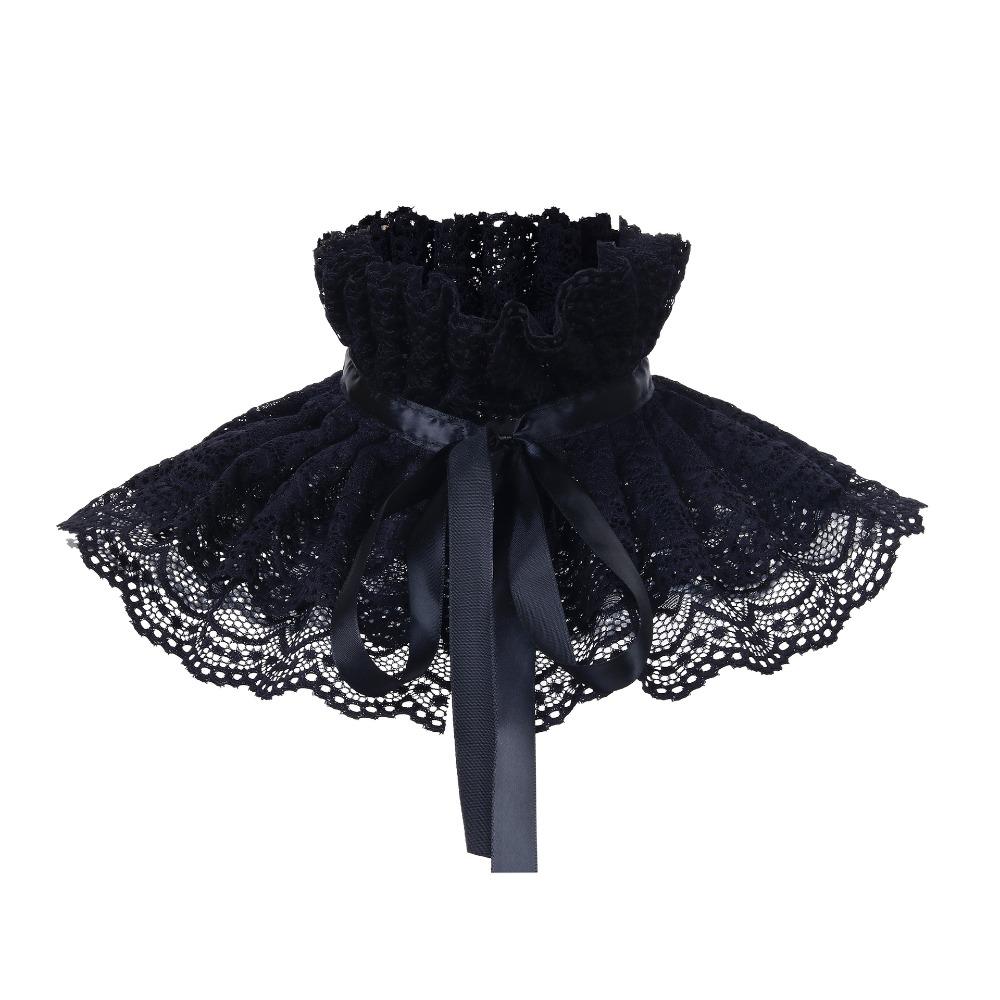 Lace Victorian False Collar Detachable Neck Tie Accessory Clothes Accessories