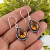 Citrine Earrings, 925 Solid Sterling Silver Jewelry, Gemstone Earrings, Gift For Her Handmade Designer Jewelry Gift For Her