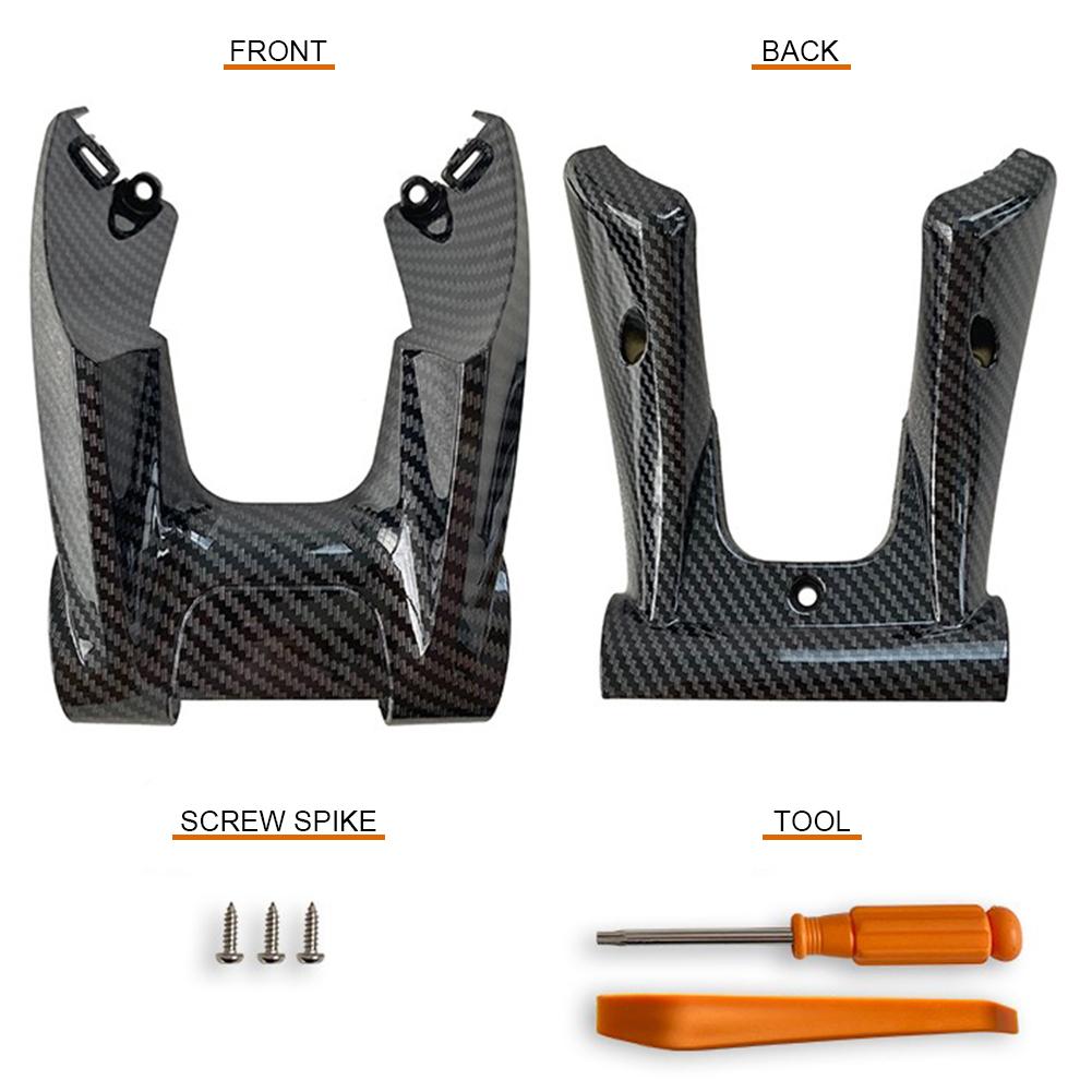 Автомобильное рулевое колесо, нижняя накладка, украшение, углеродное волокно, ABS, 3-спицевая замена для Mercedes-Benz CAE Class