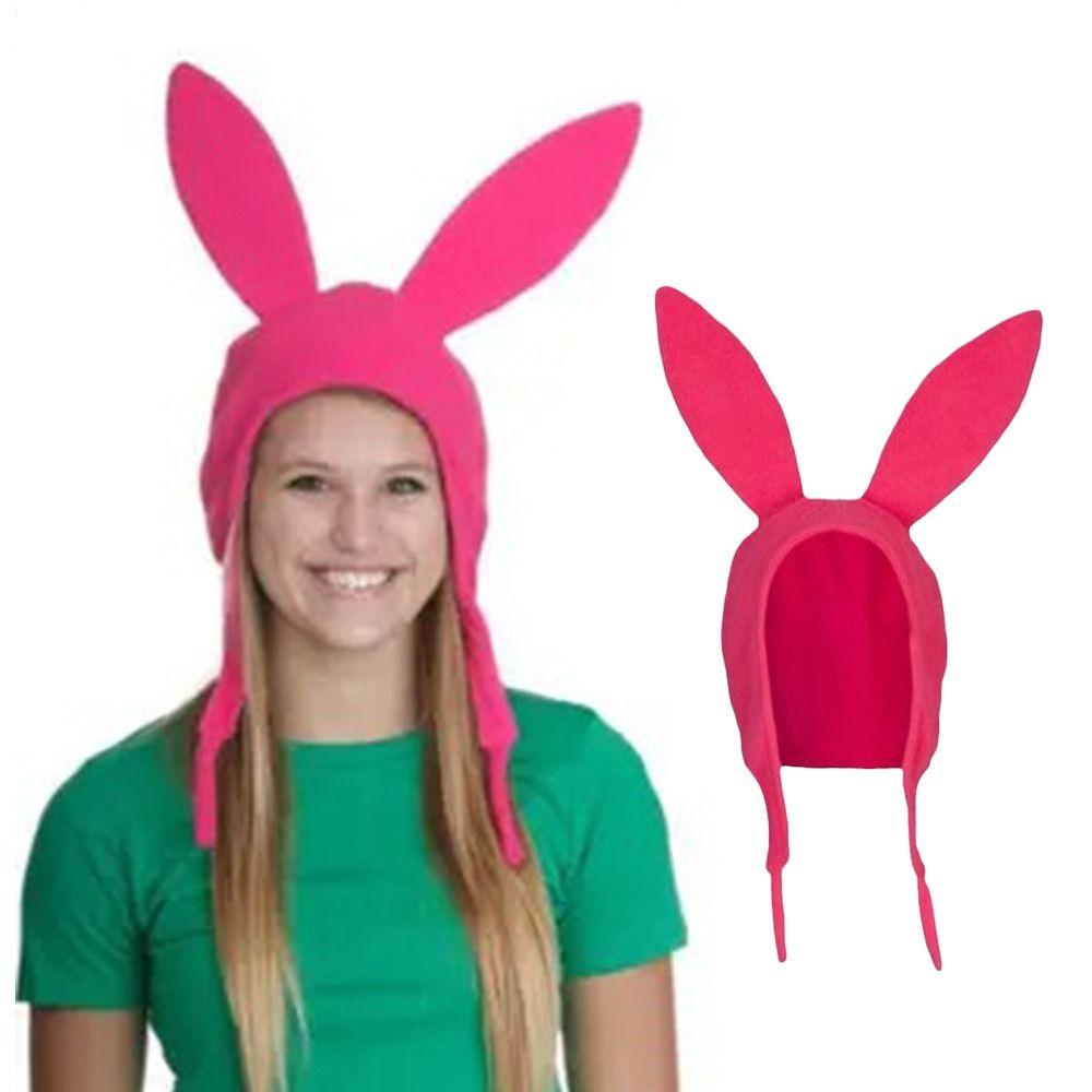 Winter Warmer Bunny Ear Cosplay Cap Cartoon Cosplay Props for Adult Children Teenagers