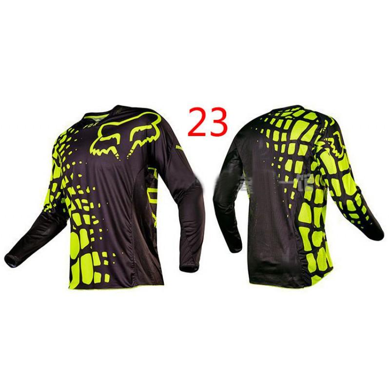 FOX Motocross Riding Shirt Long Sleeve Quick Dry Breathable Jersey Off-Road Motorcycle Cycling Use