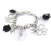 [J7701] - Designer Bracelet 'Scarlett' Black Silver