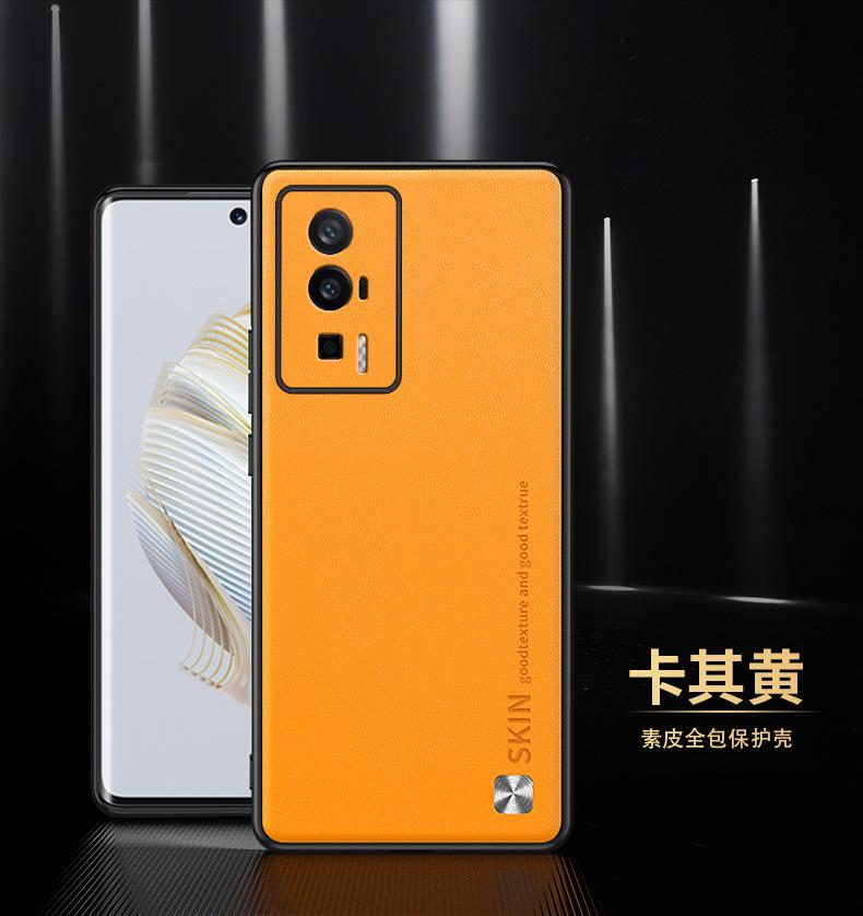 Применимо к чехлу для мобильного телефона Redmi K60, чехол с защитой объектива, полностью закрывающий, бизнес, квадратный, простой, кожаный, мягкий чехол Redmi K60E, противоударный защитный чехол