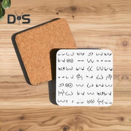 Забавный Willy Coaster Юмористические подставки для напитков Новинка Подарок для розыгрыша для взрослых Подставки для игровых вечеринок Домашний декор