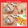 Dumpling Maker Stainless Steel Manual Dumpling Mold Press Peeling Slicer Easy Dumpling Tool Jiaozi Maker Kitchen Accessories