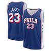 Мужская Женская Баскетбольная Майка без Рукавов Sixers James 23, Спортивная Одежда для Фанатов Y2K, Свободная Майка-Топ, Быстросохнущая Сетчатая Рубашка