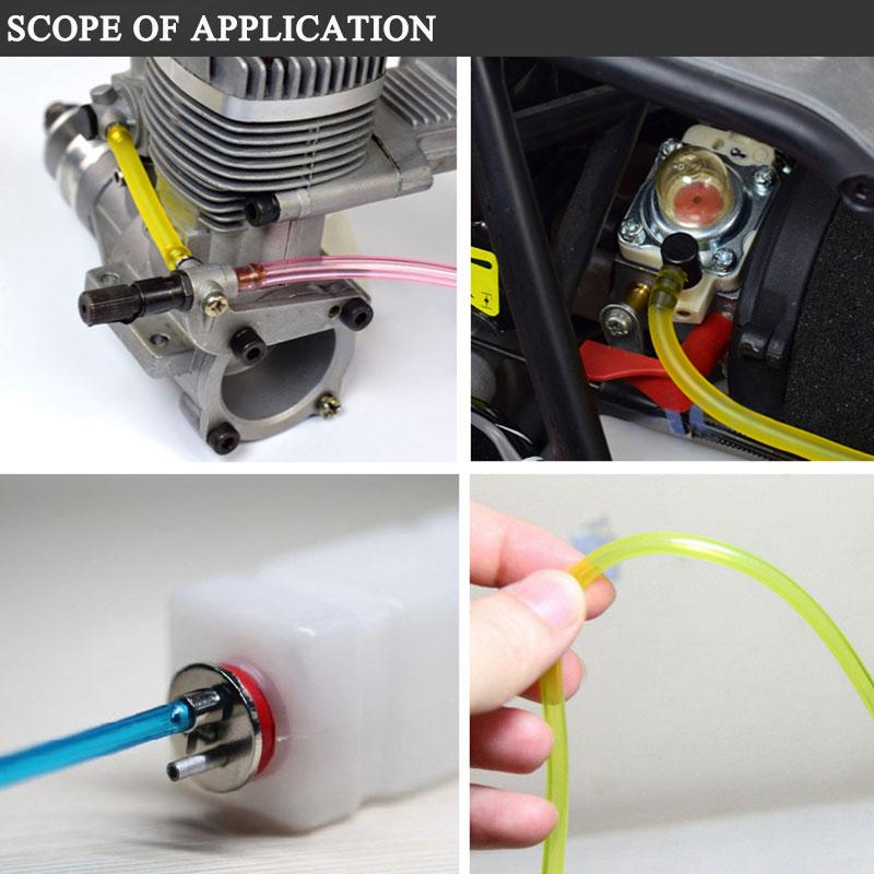 Flexible Fuel Hose 2x3.5/2x4/2.5x5/3x5/3x6/4x6/5x8/6x8/7x10mm TPU Fuel Line for Car Motorcycle Fuel Tank & Model Aircraft Engine
