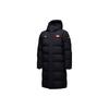 Thick Mid-Length Water-Resistant Casual Sports Long Sleeve Down Jacket Unisex Outerwear Black 452340107-1