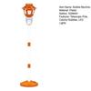 Street Lamp Bubble Machine with Music & LED Lights, Automatic Bubble Blower for Kids, Adjustable Height 21-47", Detachable Wand, Rechargeable Outdoor