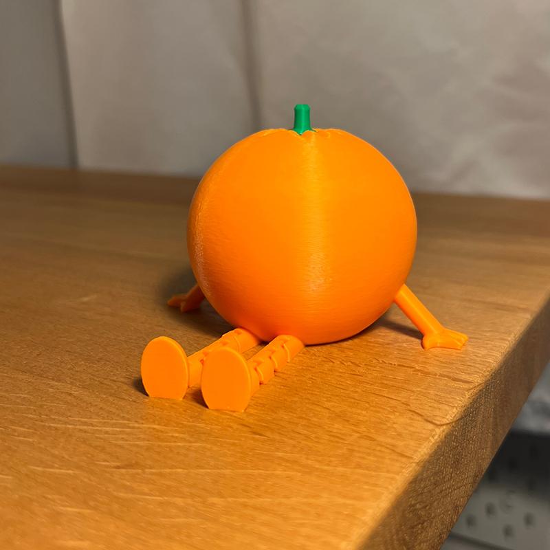1 шт. 3D-печатные фигурки фруктов и овощей с подвижными суставами, дизайн лимона и банана, украшения для стола, декор для дома