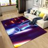 3D Racing Sports Car Soft Area Rug Large,Carpet Rug for Home Living Room Bedroom Sofa Doormat Decor,Kid Play Non-slip Floor Mat