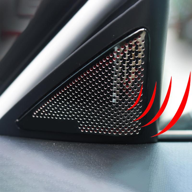 Для Mazda 3 BP 2022 интерьерная стойка на окне динамик треугольная крышка отделка гарнир рамка молдинг