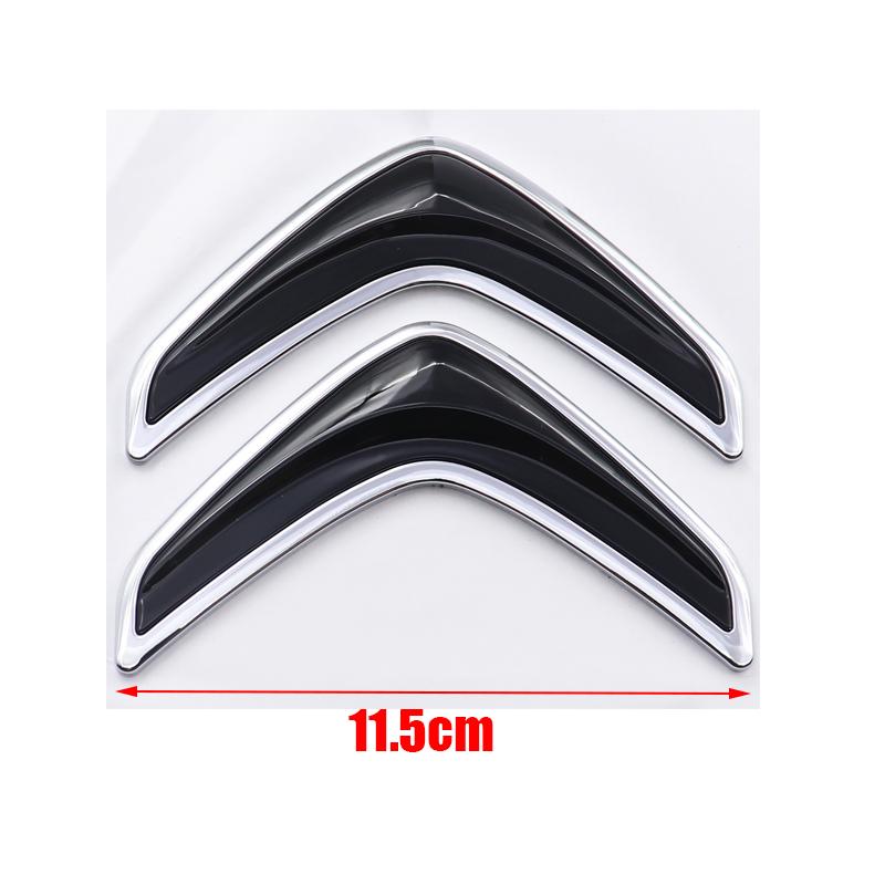 1pcs ABS new 8.1cm 11.5cm Citroen Car Rear Bumper tail door trunk car rear Emblem sticker styling Accessories
