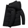 Winter White Duck Down Jacket Men Hooded Black Hooded Loose Winter Men Down Coats