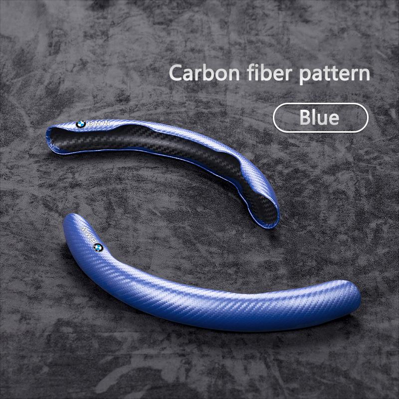 Carbon Fiber Car Steering Wheel Cover Non-slip Cover Auto Steering Wheel Handle Booster Protective Cover For BMW M F20 E83 E90