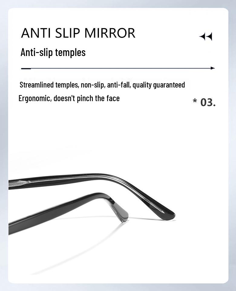 83001 Сверхлегкая ретро оправа для очков из TR90, Готовая для миопии, Защита от синего света, с вставными дужками