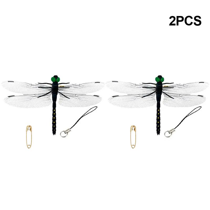 Уличный репеллент от комаров, имитация большой стрекозы, вставной стержень, репеллент от комаров, модель «Бог», игрушка, длина крыла 14 см