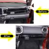 Piano Black Interior Dashboard Center Cover Sticker For Toyota Tacoma 2016-