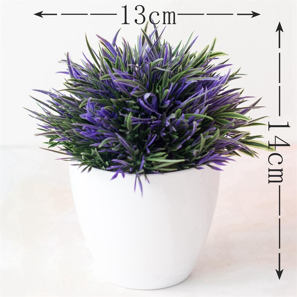 for Office Outdoor Decor with Pots Artificial Flower Fake False Small Tree Fake False Plants