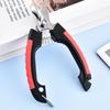 Stainless Steel Pet Nail Clippers with Tail Buckle for Cats and Dogs