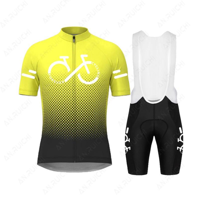 Kids Cycling Set Short Sleeve Gradient Color Quick Dry Breathable Sport Outfit Biking Roller Skating