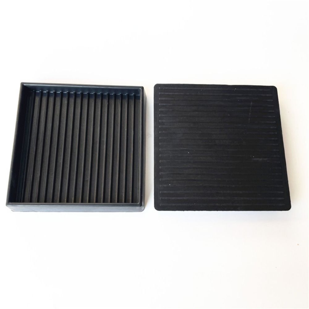 4 шт./компл., нескользящие подставки для мебели, квадратные круглые чашки на роликах, стопоры для дивана/стула/кровати