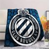 1PC Club Brugge KV Print FlAannel Blanket, High quality Comfortable for All Seasons, Home Decor, Warmth and Comfort