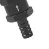Universal Automotive One Way Check Valve Aluminum Non Return Fluid Control for Pressure Checker Fuel Pump Tester