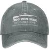 Смешная шляпа 300 Win Mags Because I Love Long Distances Кепка для женщин Бейсболки Графические кепки