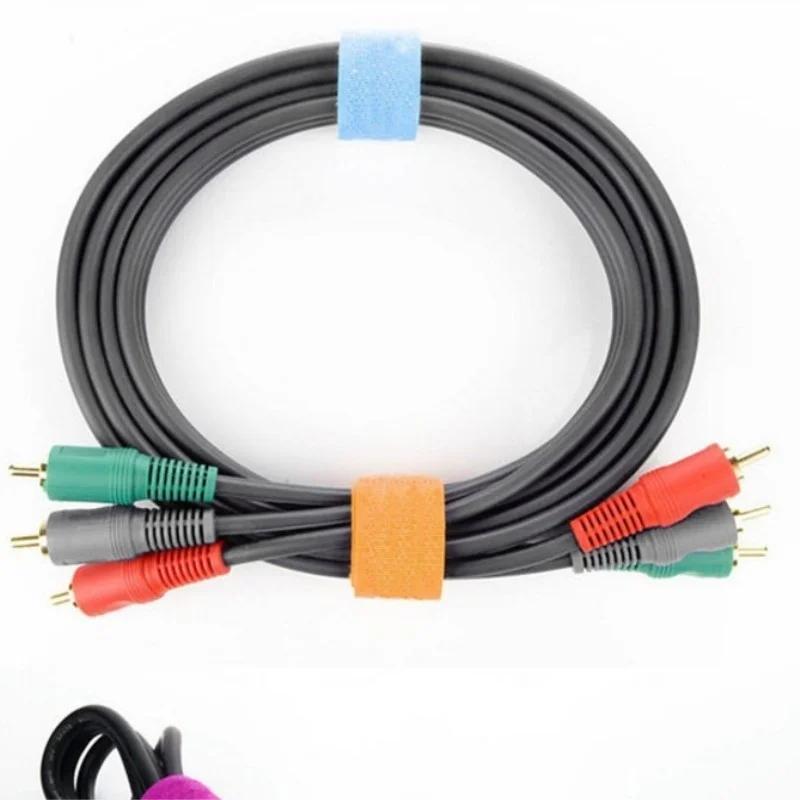 5 шт. многоразовый держатель для намотки цветных лент для обертывания кабельных стяжек