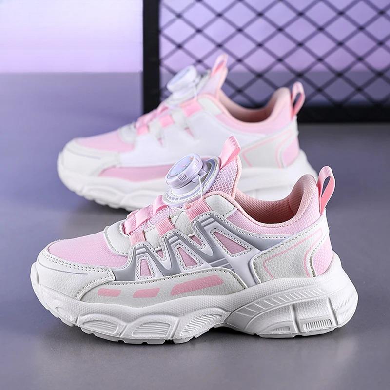 Summer Girls Sneakers Breathable Lightweight Kids Running Shoes Fashion Casual School Walking Footwear