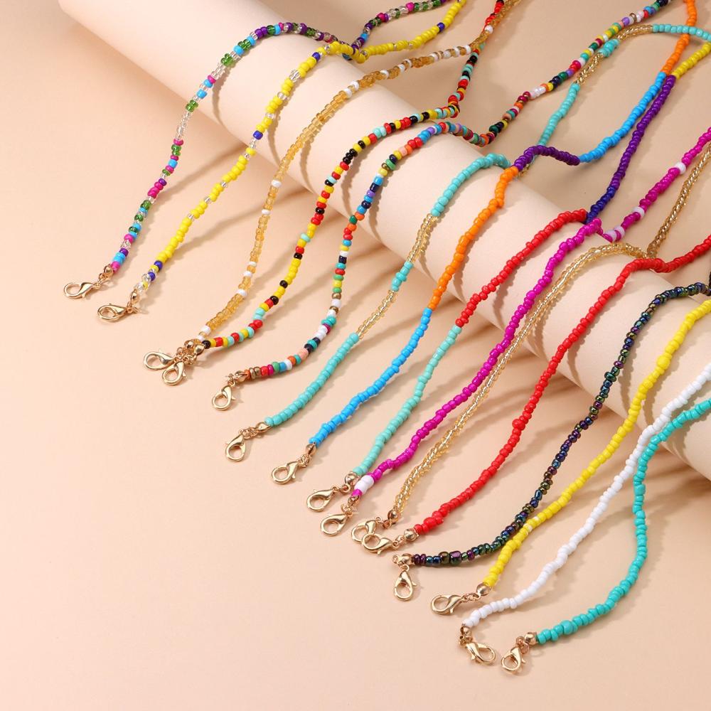 Beads Neck Lanyard for Women Glasses Chains Glasses Holder Strap Mask Chains Beaded Mask Lanyard