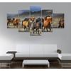 Настенная живопись на холсте 5 шт. картина с изображением животных лошадь постер украшение для гостиной дома