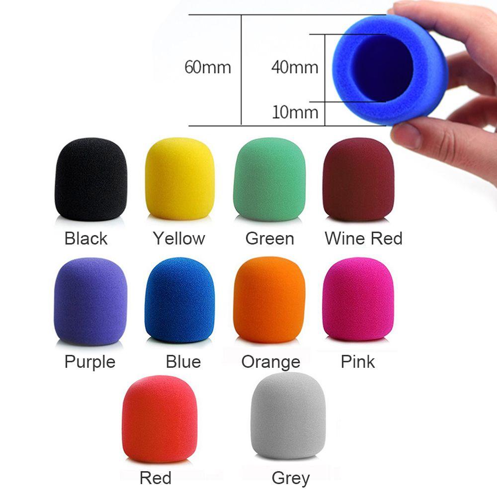 Colorful Sponge Soft Cap Cover Microphone Protective