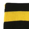 School Striped Scarf Yellow and Black Color Striped Print Soft Scarf for Boys Girls Winter