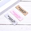 50Pcs Handmade Fabric Labels Embroidery Printed Tags Diy Sewing Accessories