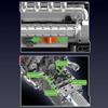 Mould King 10203 Двигатель V8 автомобиля MB Строительный блок Технический Автомобильный Двигатель Набор Кирпичей Сборка Двигателя Игрушки Детский Рождественский Подарок