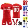 Personalised Shirts Kit Mens Girls With Name Number Custom Football Jerseys For Boys Training Suit