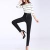 Women's Plus Size Elastic Waist Jeans Spring Autumn Slim Stretch Pencil Jeans Casual Female Denim Trouser