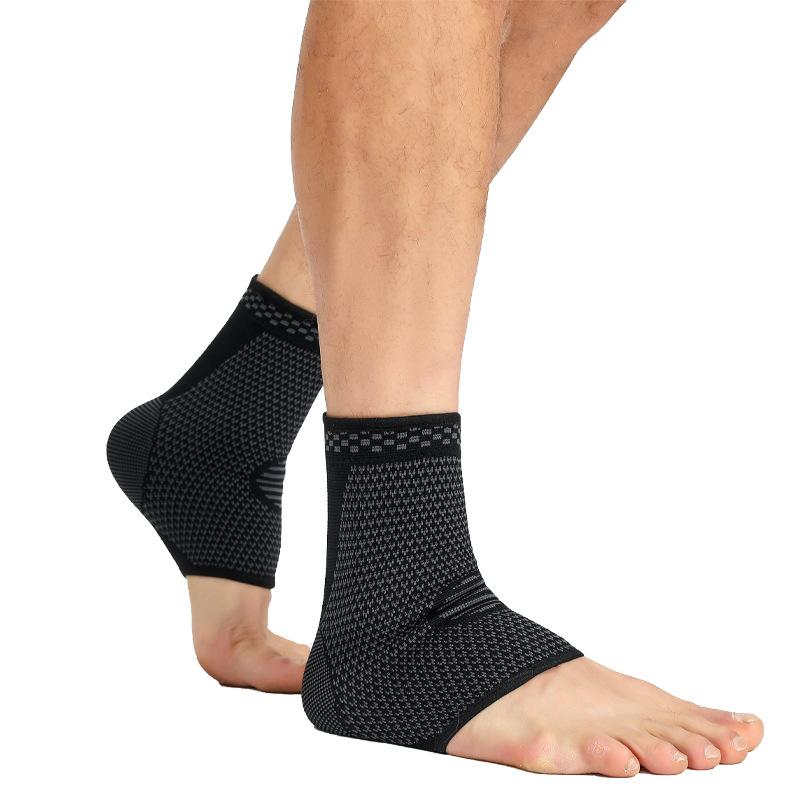 Спортивная защита голеностопа для мужчин и женщин, защита голеностопа от растяжений с фиксацией под давлением, баскетбол, бег, дышащая защита голеностопа, упражнения