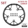 BUCKLOS 130BCD Crown Folding Bike Chainring 45T 47T 53T 56T 58T Folding Bicycle Chainwheel 130 BCD BMX Chainring Bicycle Part