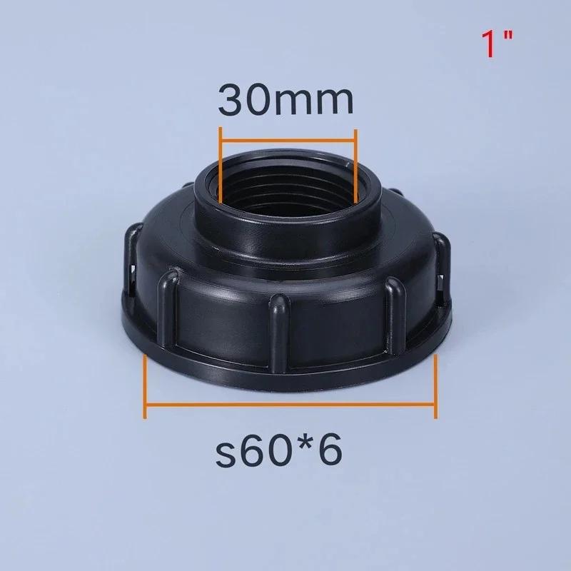 1/2" 3/4" 1" 2 inch Thread IBC Tank Adapter thicken plastic Tap Connector Water Tank Fitting For Home Garden Water Connectors