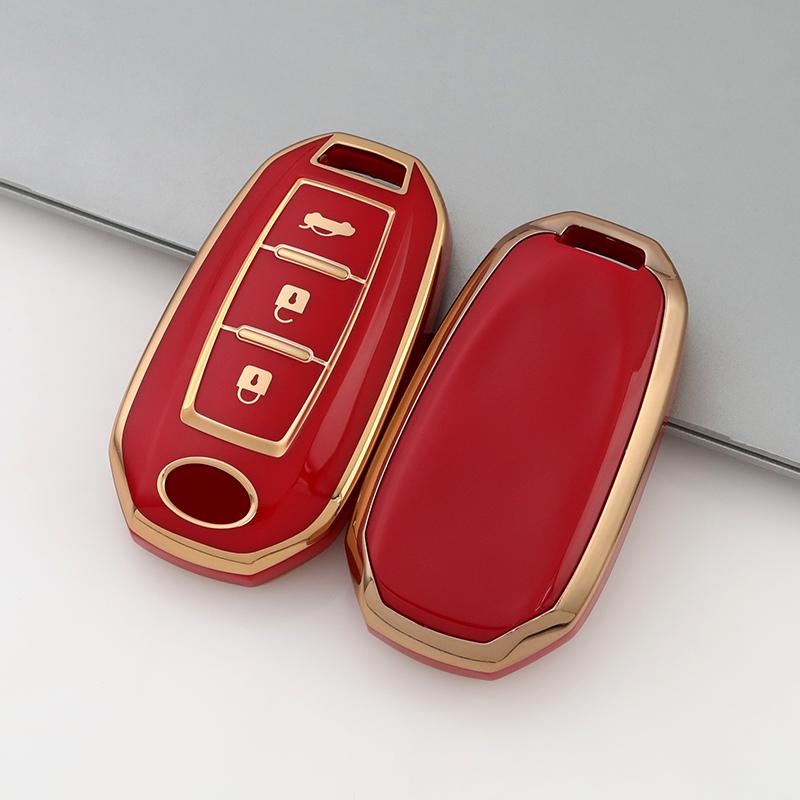Premium Soft TPU Car Key Case Cover Shell for INFINITI QX56 ESQ QX50 Q50 QX60 Q50L Key Rings Keychain Bag Accessories