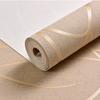 53cm European Modern Bedroom Background 3D Non-woven Moisture-proof Wallpaper Curve Stripes Thickened Wall Stickers
