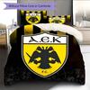 AEK Athens Football Club LogoPattern Bedding,Quilt Set Quilt Cover Pillowcase Home Birthday Gift (1 * duvet cover + 2 * pillowcase, without core)