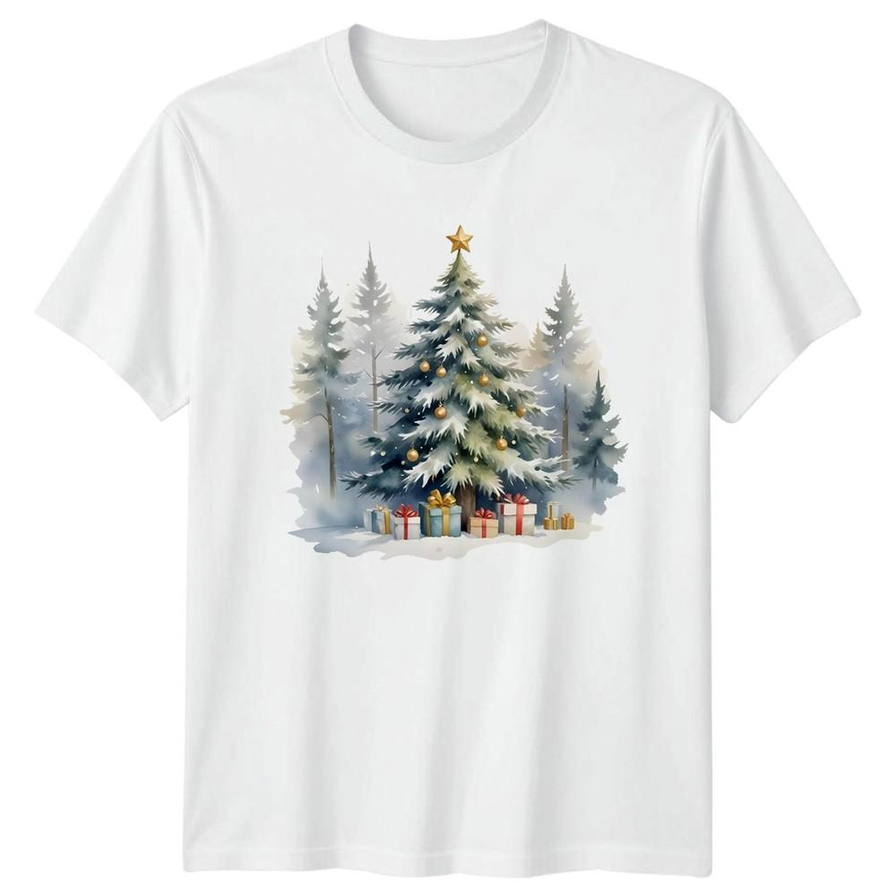 Christmas Tree Gifts Holidays Unisexs Unisexs Graphic Tee Winter Shirt