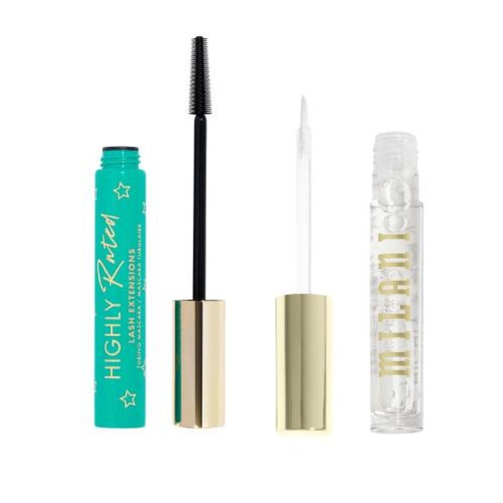Milani Highly Rated Lash Extensions Tubing Mascara amp и сыворотка для роста бровей, 1 шт.